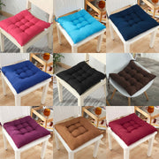 Brushed Thickened Solid Color Polyester Dining and Office Chair Cushion