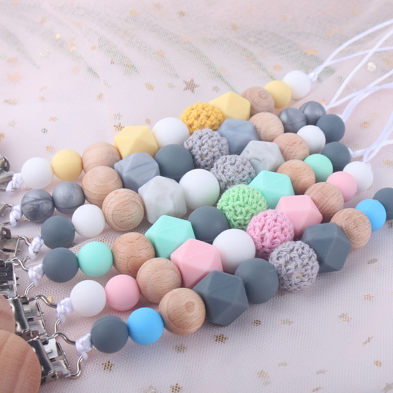 SnugLink Silicone Pacifier Clip – Safe & Stylish Baby Chain Holder