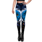 Women's Halloween Bat Elastic Leggings