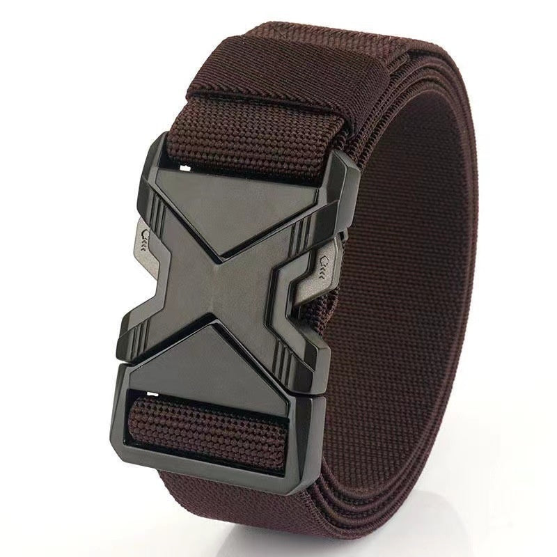 Men's Toothless Automatic Buckle Tactical Belt