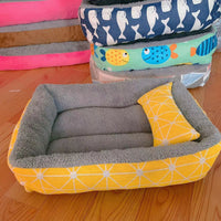 Yellow Chessboard With Pillow