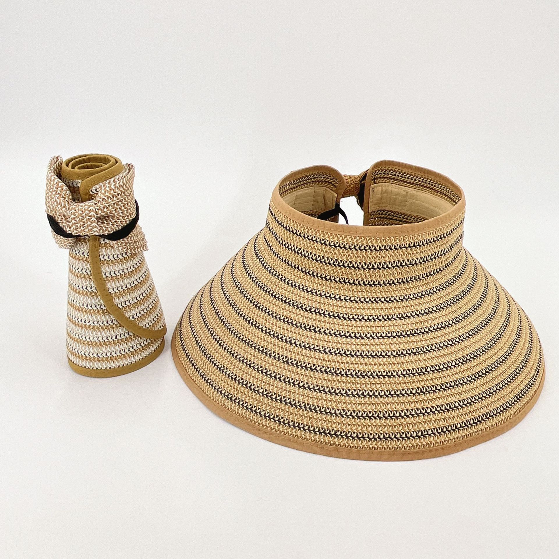 Summer Sun Hat Children Sun-proof And Breathable Straw Hat Portable Outdoor