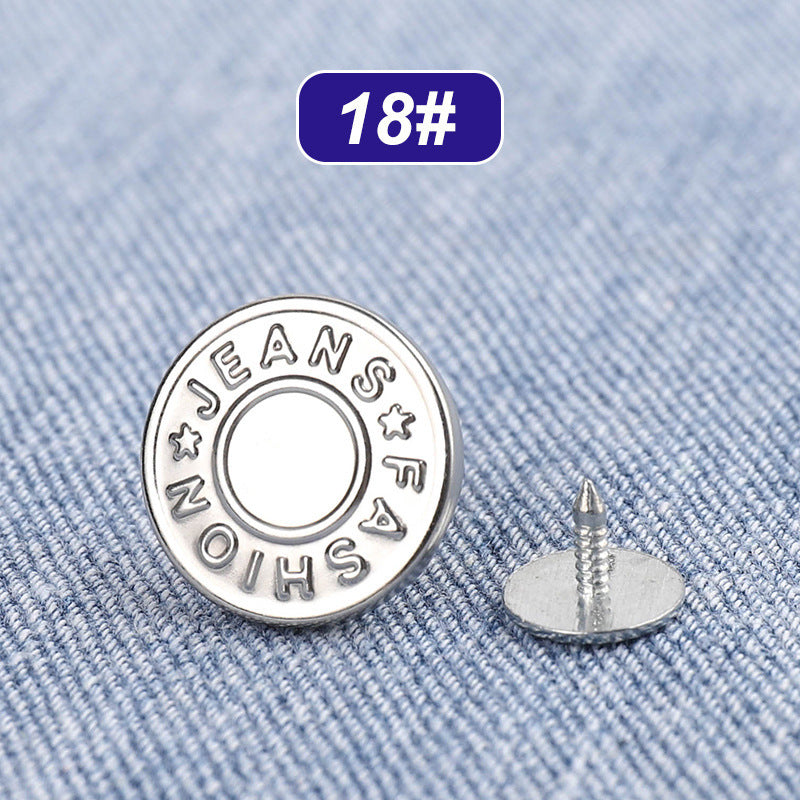 Adjustable Jeans Buttons – No-Sew Waist Adjustment Tool