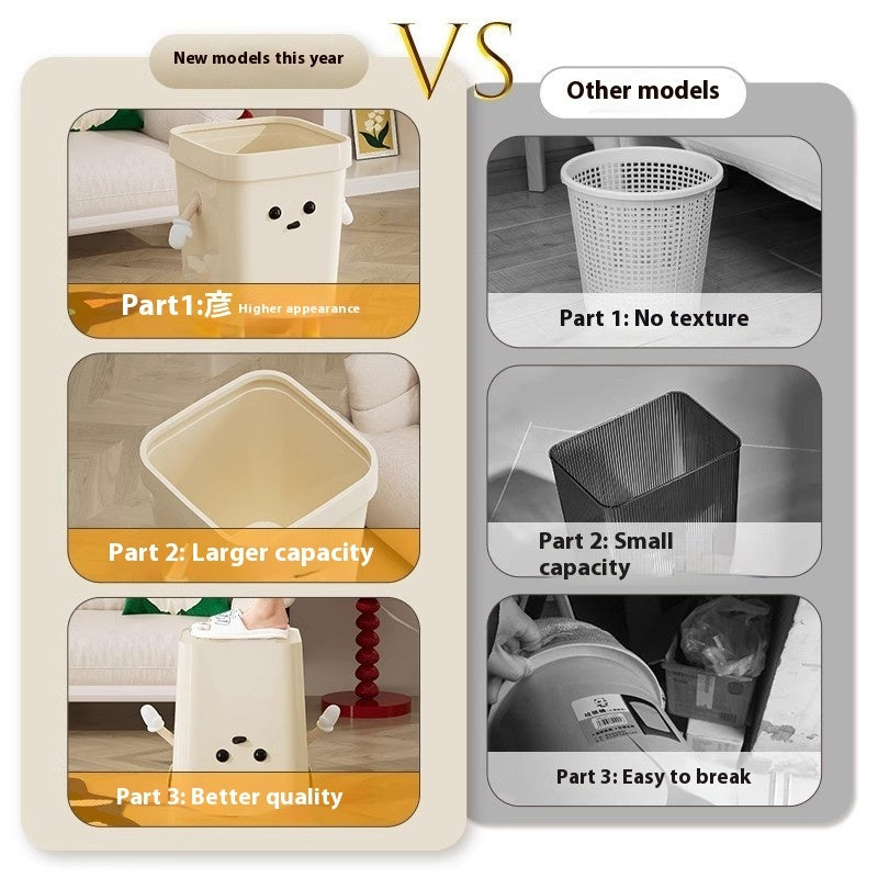 Large Trash Can Without Cover
