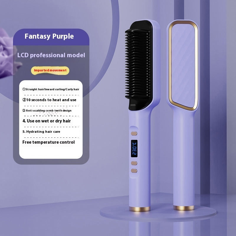 Negative Ion Straight Comb – Anti-Frizz Damage-Free Hair Straightener