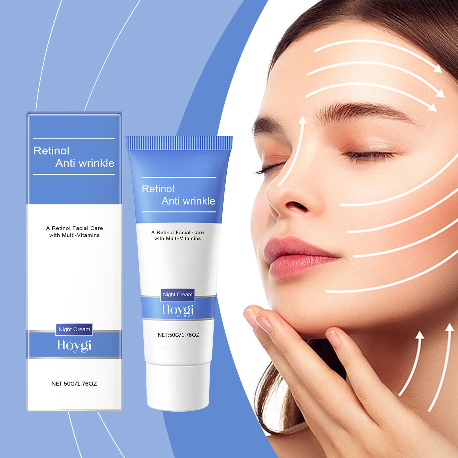 Hydrating Nourishing Brightening Facial Skin Elastic Moisturizing Night Skin Care Cream