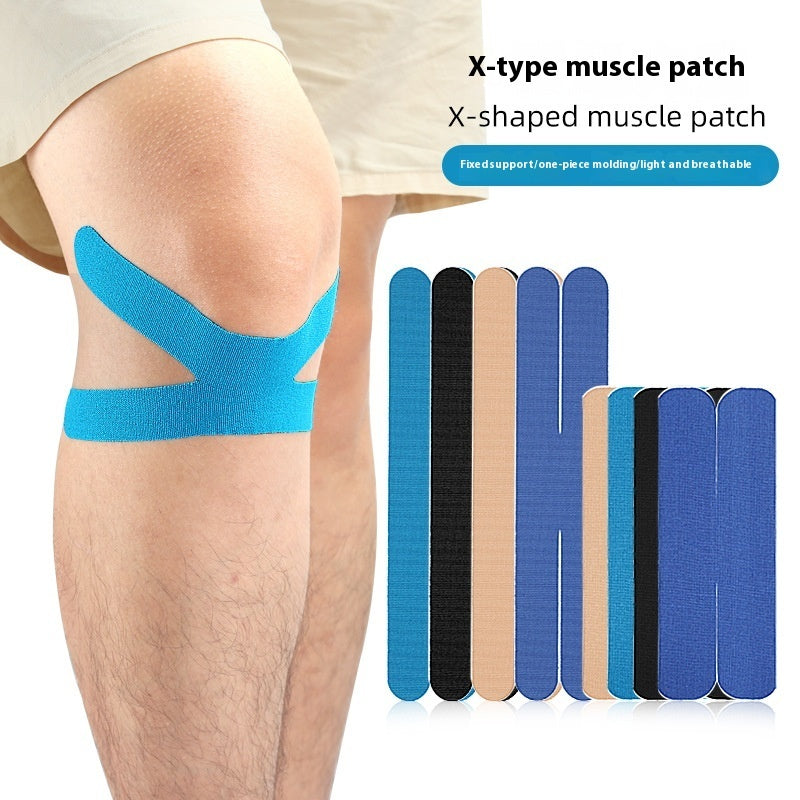 Pre-slitting X-type Muscle Paste Integrated Forming Elastic
