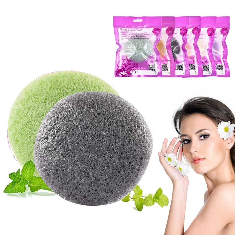 Natural Konjac Sponge – Soft Face Cleansing & Exfoliating Tool