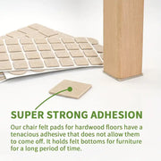 Self-adhesive Felt Chair Mats Anti-collision