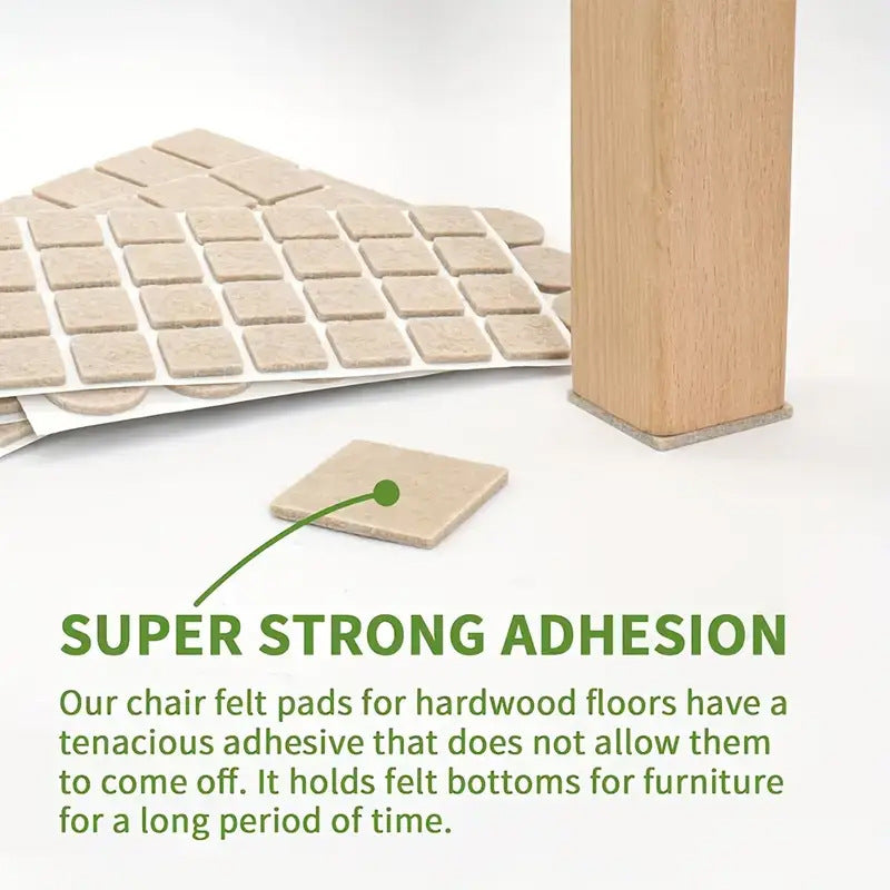 Self-adhesive Felt Chair Mats Anti-collision