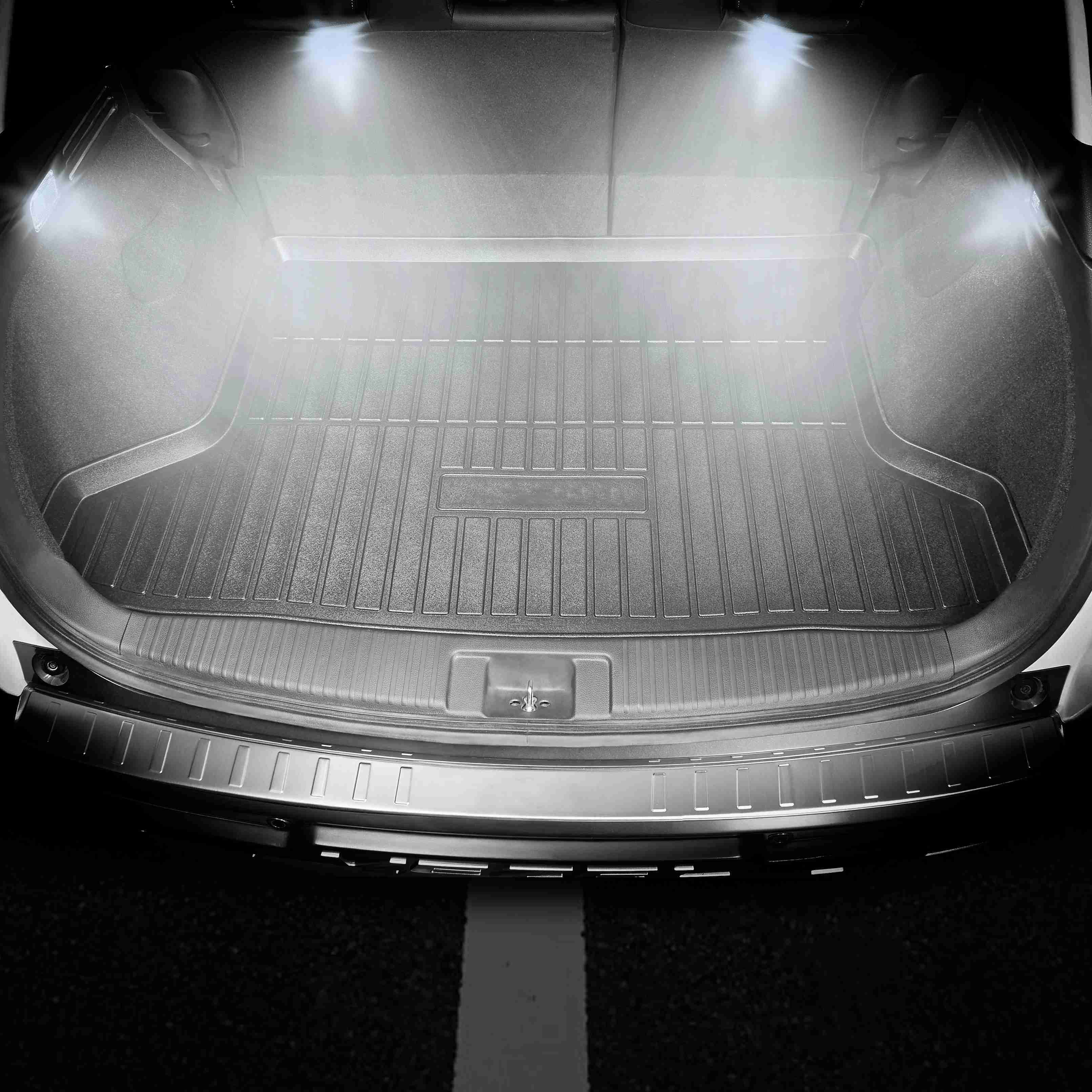 10PCS T10 LED Bulbs, 194 12V 1W 5730 Xenon White Wedge Base Replacement Lights for License Plate, Parking, and Interior Use