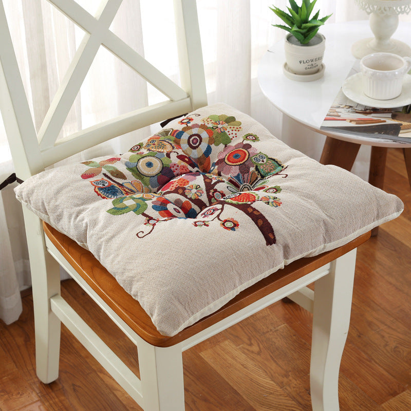 Thickened Non-slip Chair Cushion Tatami Children's Heightened Dining Chair Cushion Solid Wood Stool Car Seat Cushion