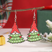 Women's All-match Creative Christmas Wooden Earrings