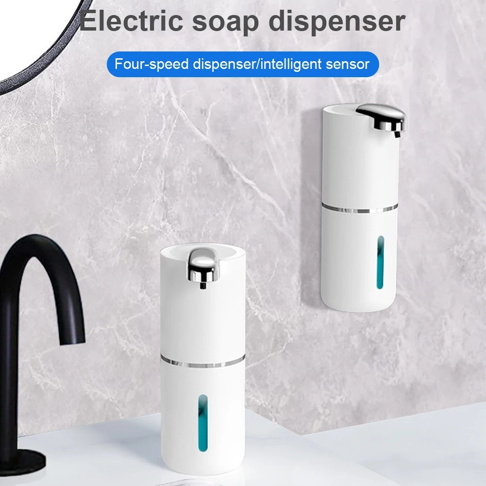 380ml Touchless Foam Soap Dispenser – Wall-Mounted Automatic Infrared Sensor Sanitizer Dispenser