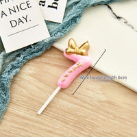Pink Bow Candle 7