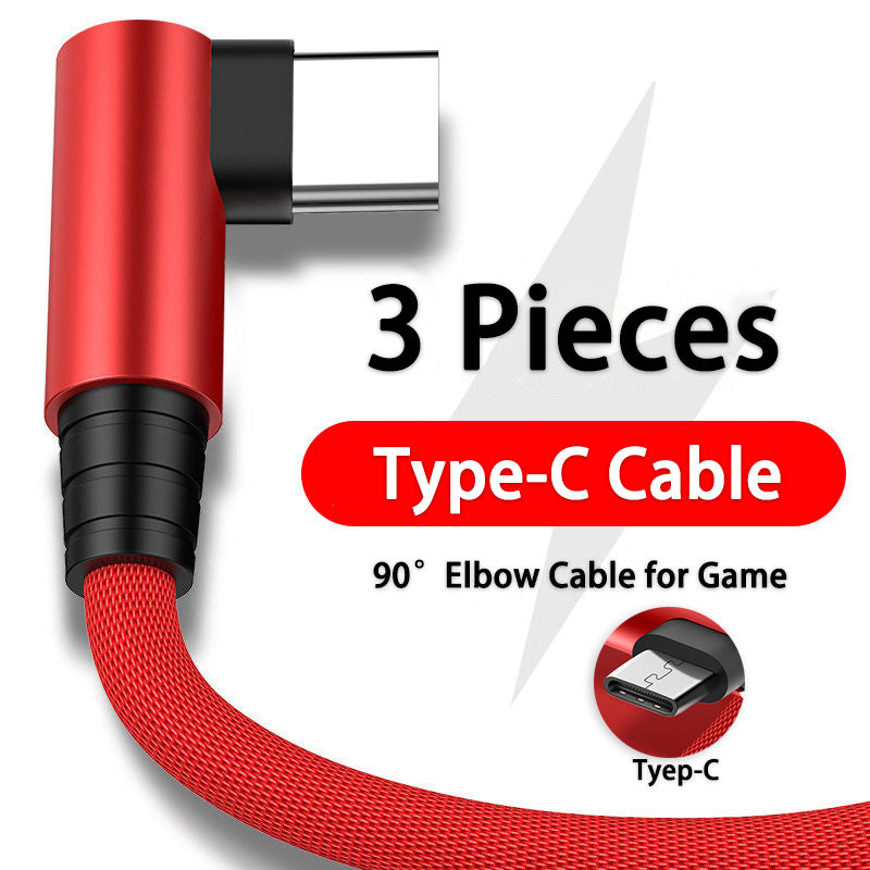 Mobile Phone Elbow Fast Charging Data Cable