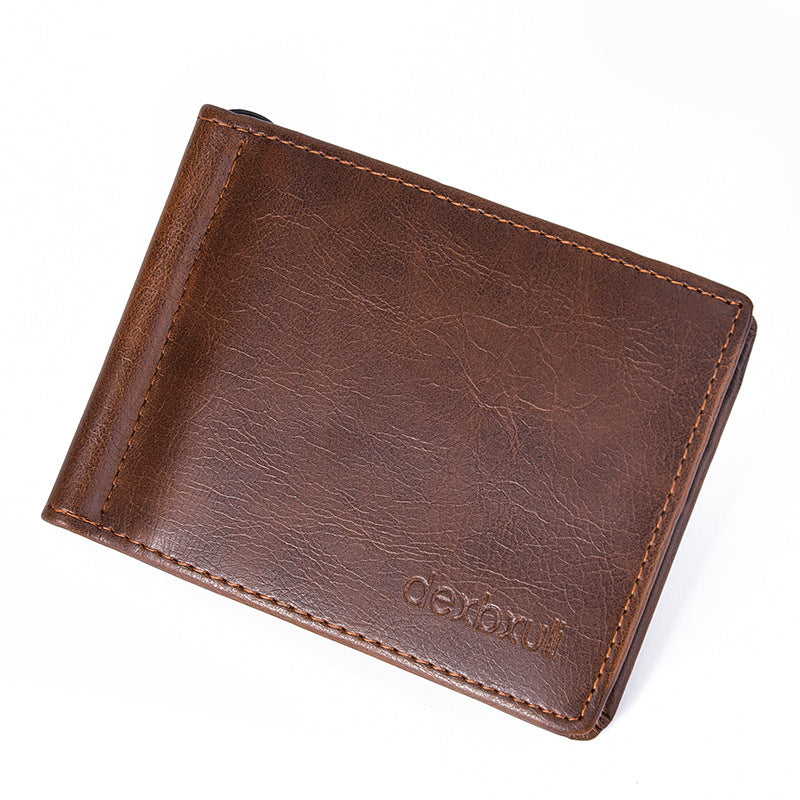 Men's Vintage Simple Mini Wallet
