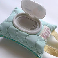 Green Heart Wet Wipes Bag