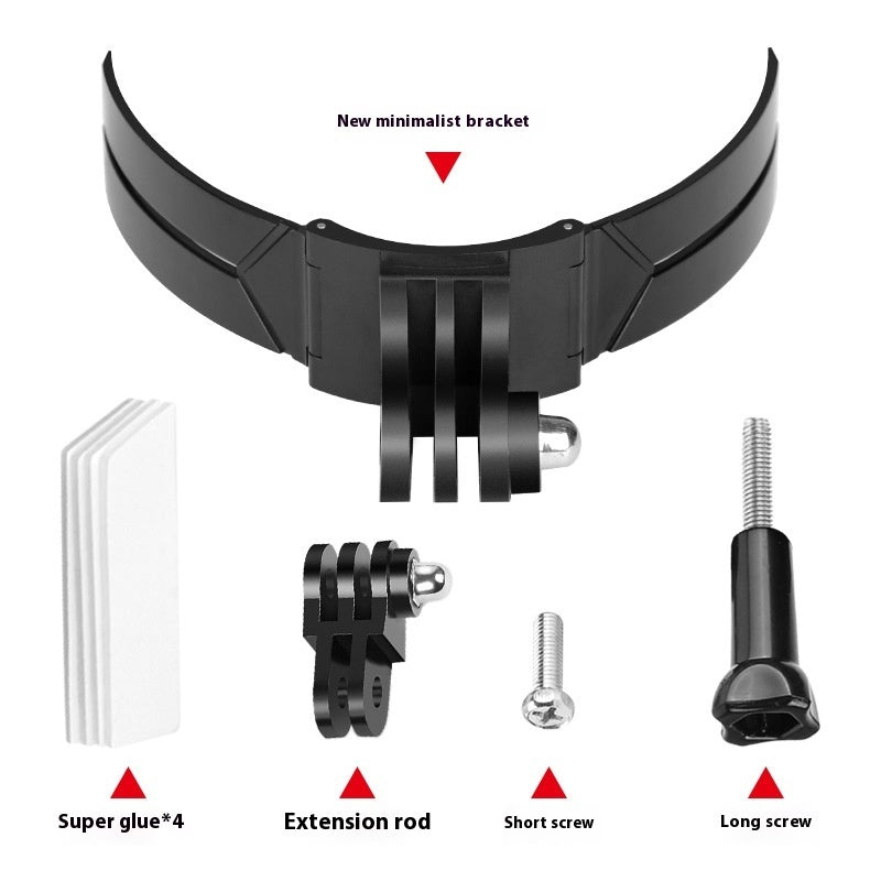 New Motorcycle Helmet Chin Camera Integrated Helmet Bracket