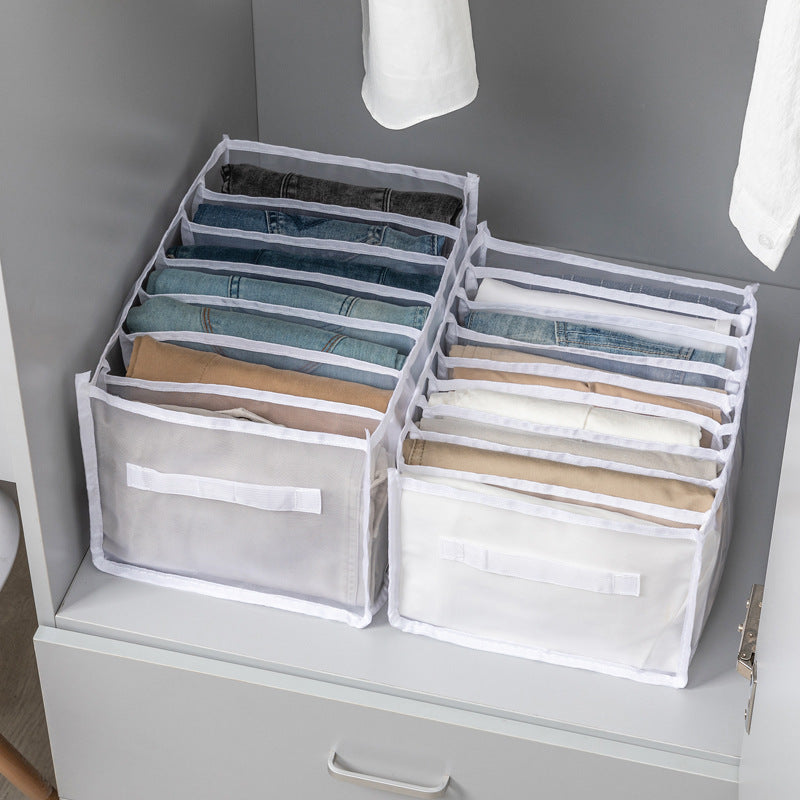 Clothes Storage Box Drawer Divider Bag Mesh