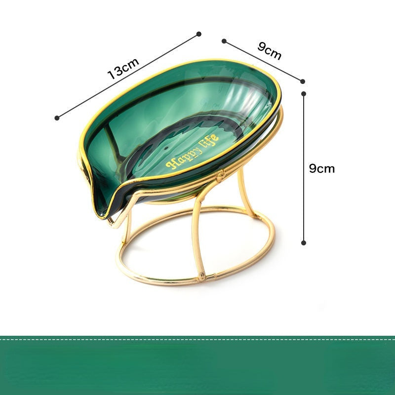 Double Plastic Soap Box with Drain – Bathroom Soap Holder