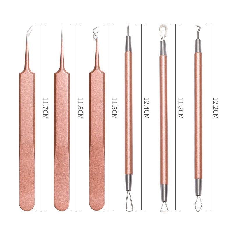 Stainless Steel Acne Remover Tool – Dual-Purpose Pimple Extractor Pin