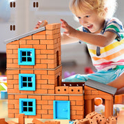 Unisex Mud Build A House Toy Set Mini Style Kids Fun