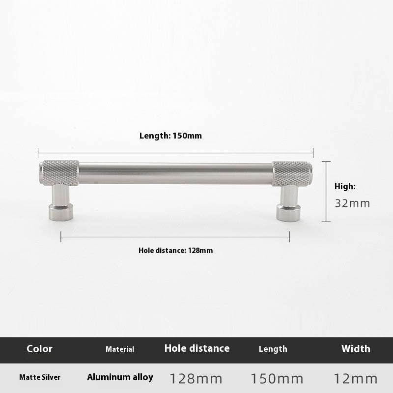 Household Minimalist Aluminum Alloy Cabinet Handle