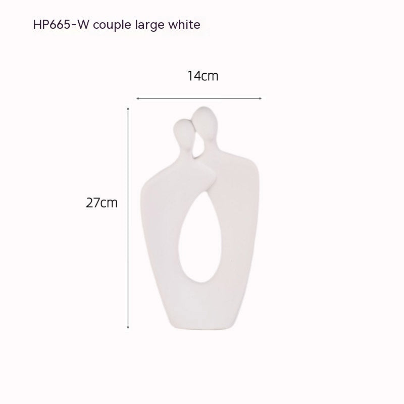 Home Creative Minimalistic Abstraction Couple Decoration
