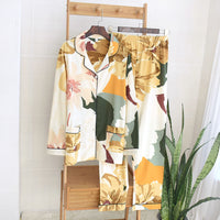 Yellow peony knit