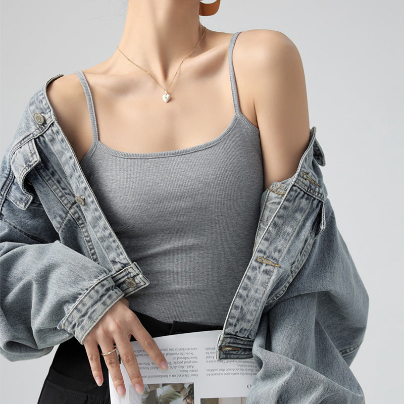 Unisex Stretch Knit Outerwear Top Solid Black