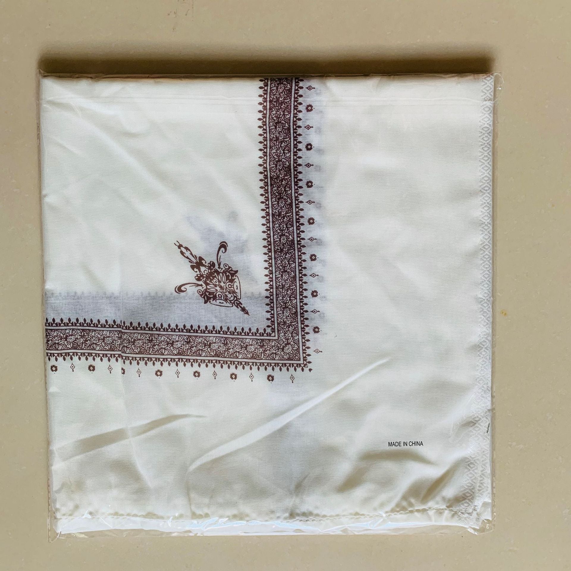 Men’s Fashion Printed Square Scarf