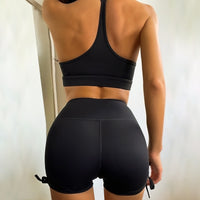 Black shorts set