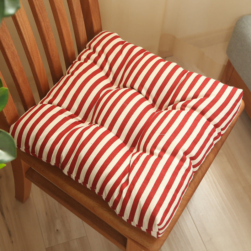 Thicken Belt Straps Chair Cushion Seat Cushion Breathable Fabric Butt Seat Cushion
