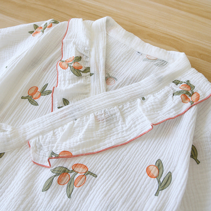 Women's Short-sleeved Cotton Thin Homewear Suit