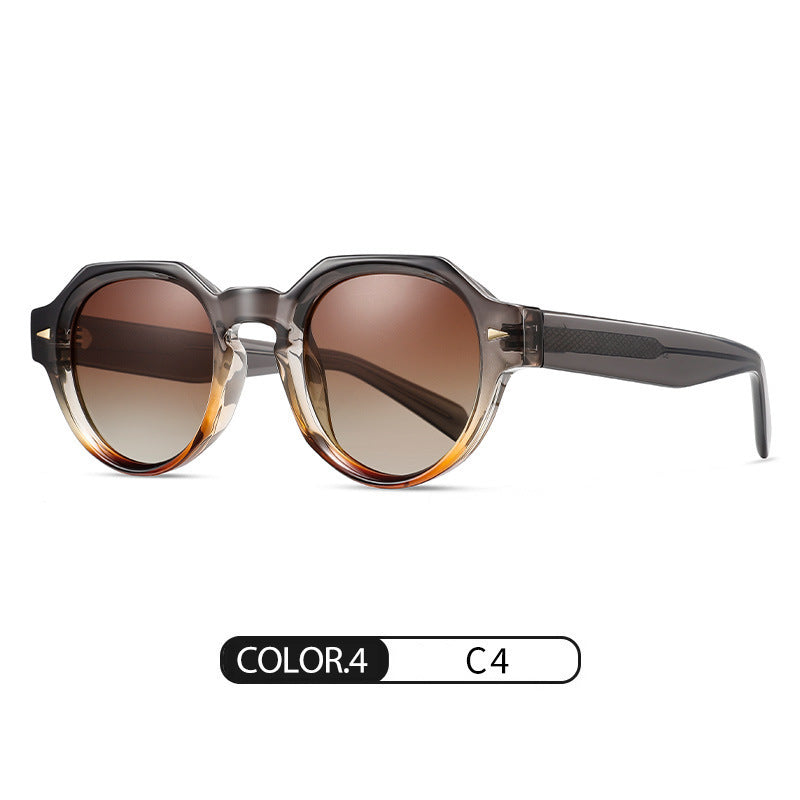 Round Frame UV Protection Sunglasses