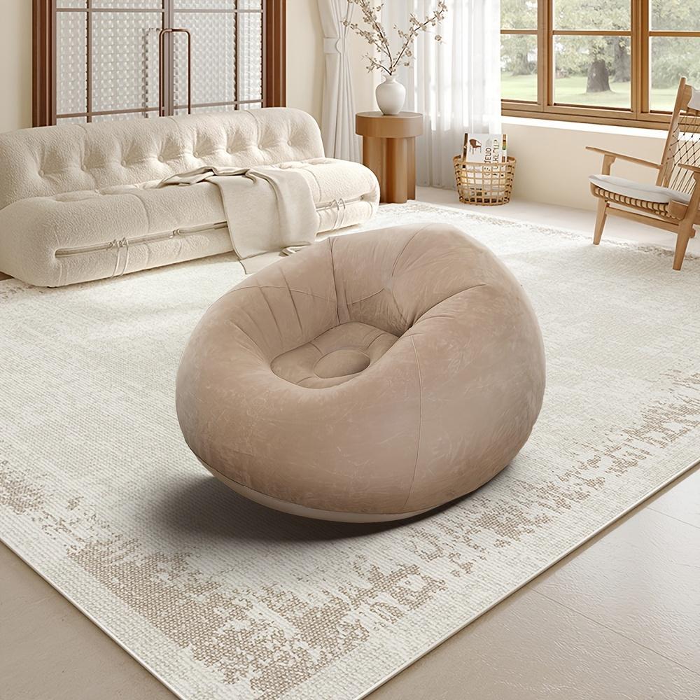 Outdoor Air Sofa Inflatable Lazy Sofa Chair, No Bean Bag Lazy Sofa Inflatable Chair, Washable Sofa Bean Bag Chair