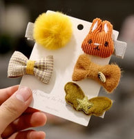 Orange rabbit hair ball