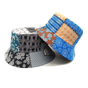 Geometric Print Reversible Bucket Hat