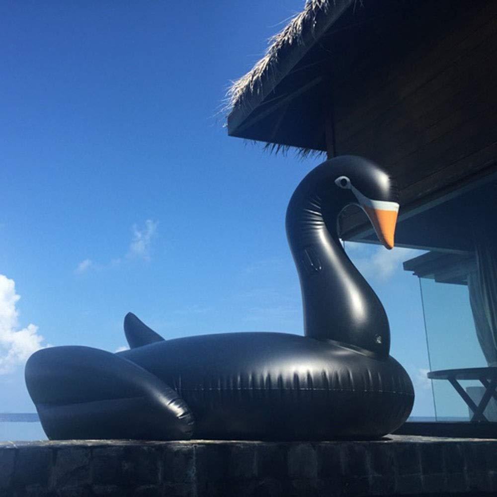 Black swan swimming ring
