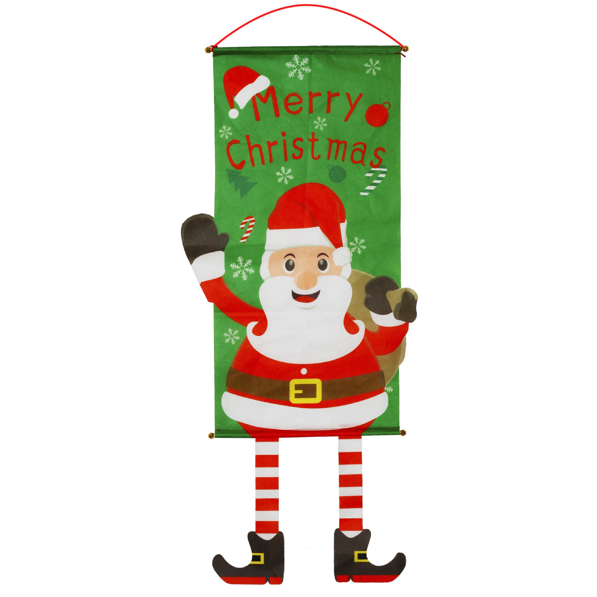 Christmas Couplet Curtain Banners Hanging Flag Window Pendants