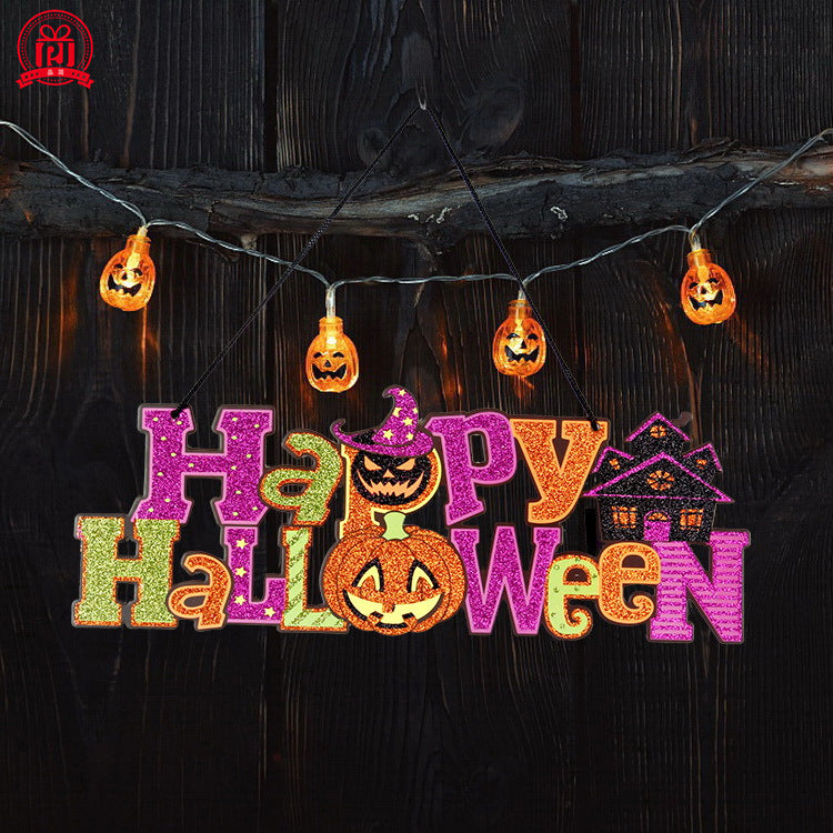 Halloween Glitter Decoration Props – Sparkly Party Ornaments for Haunted House and Holiday Displays
