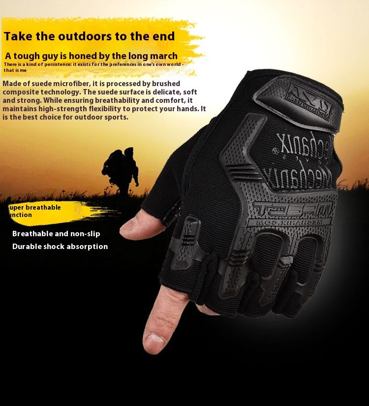 Men's Outdoor Sports Anti-Slip Cycling Gloves