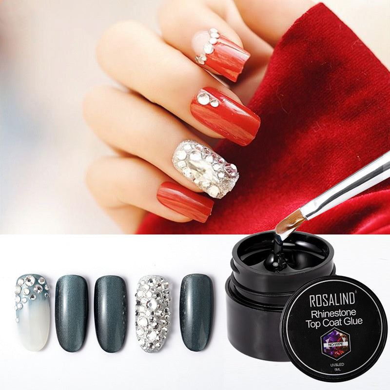 Flash Diamond Paste Nail Polish Glue Nail Piece Adhesive