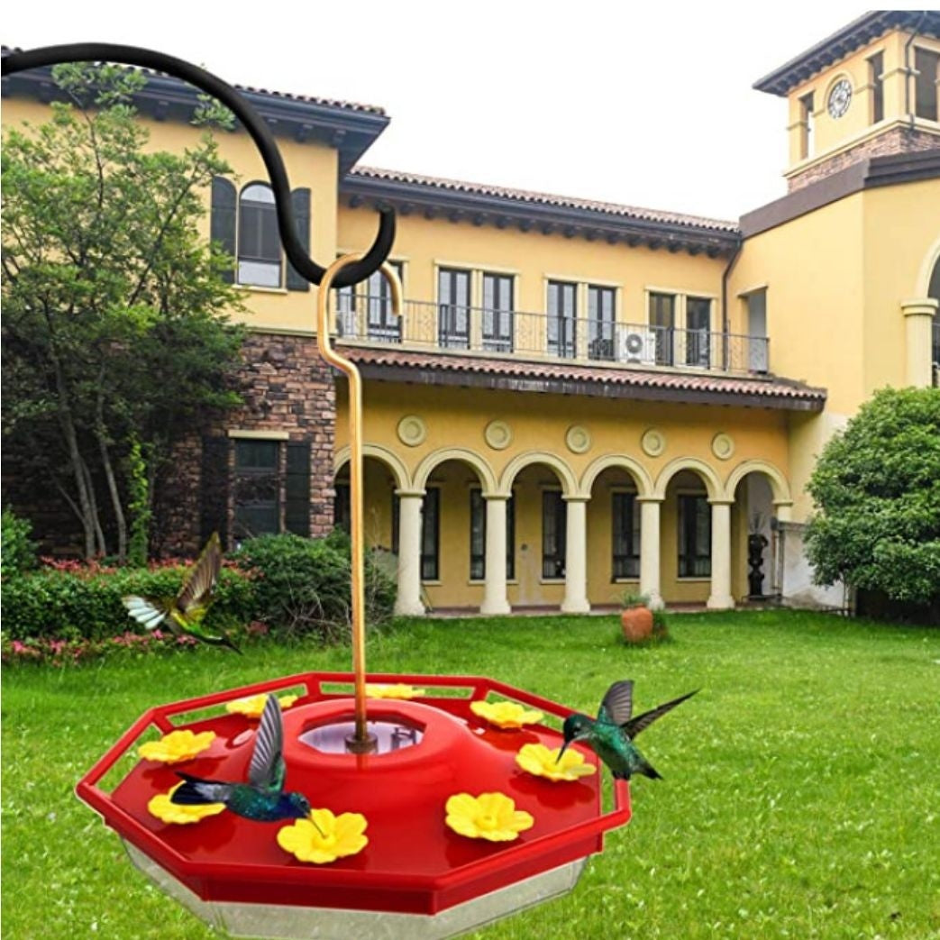 Creative Wooden Hummingbird Feeder – Simple Outdoor Garden Decoration