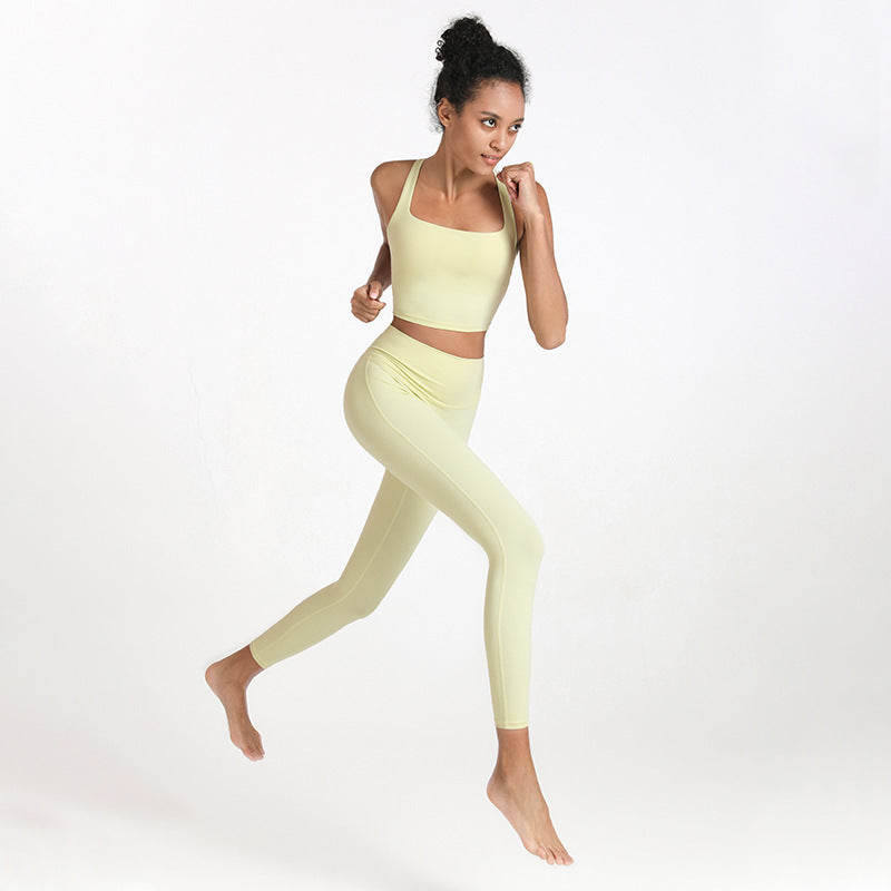 Women's Yoga Clothing Set – Sports Bra & Leggings Outfit