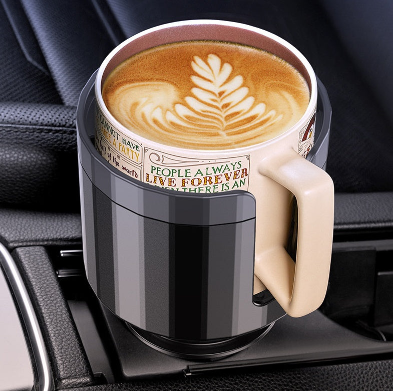 Extendable Car Cup Holder Expander – Adjustable Base for Large Bottles