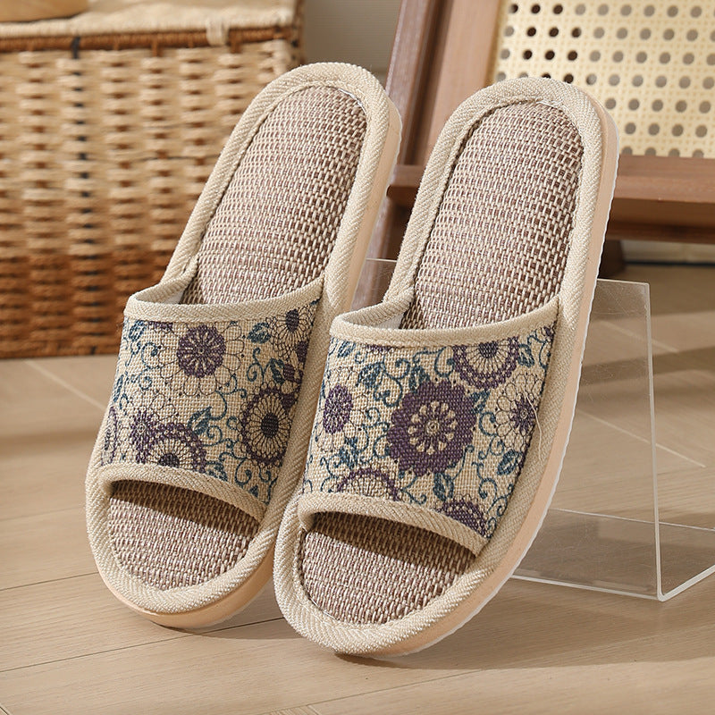 Women's Cotton And Linen Slippers