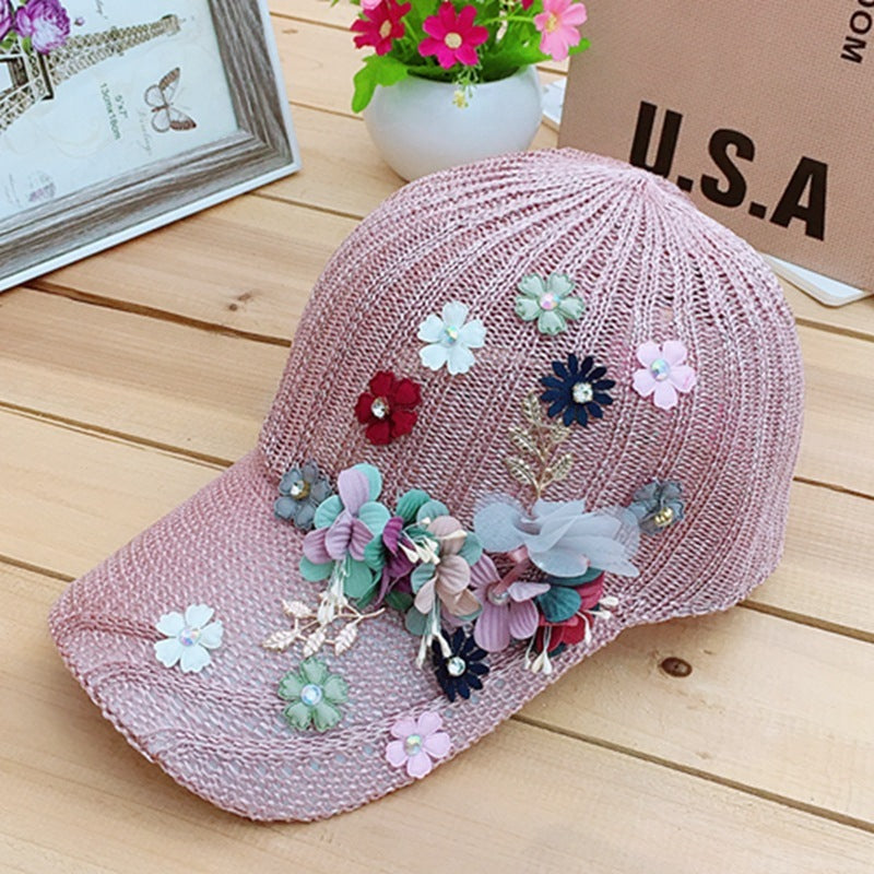 Korean style breathable cap with mesh summer hat