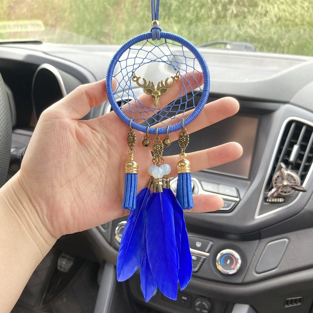 Dreamcatcher Automobile Hanging Ornament Feather